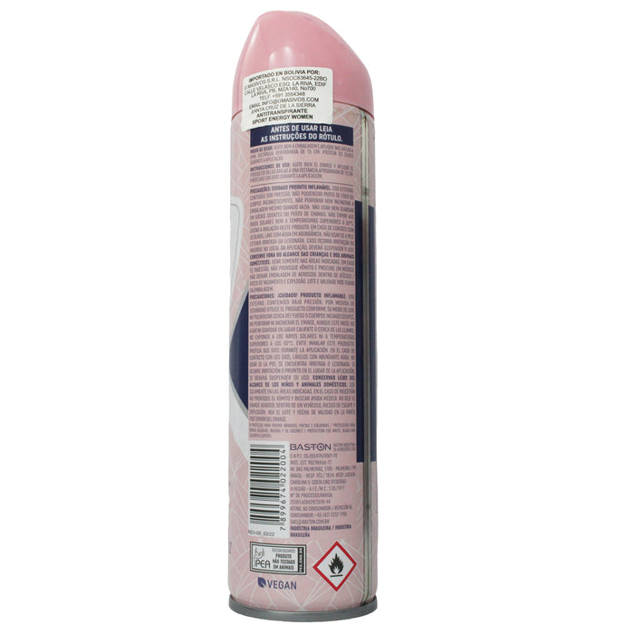Above Desodorante Aerosol Women Sport Energy X 150Ml