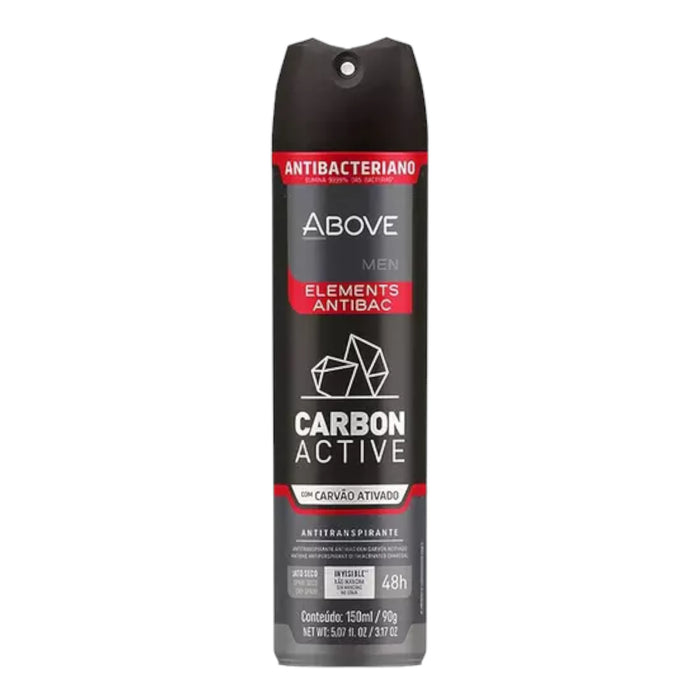 Desodorante Above Aerosol Elements Carbon Active X 150Ml