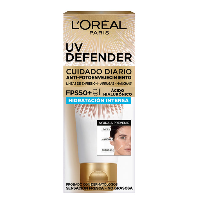 Protector Solar L'oréal Uv Defender - Sensación Fresca X 40G