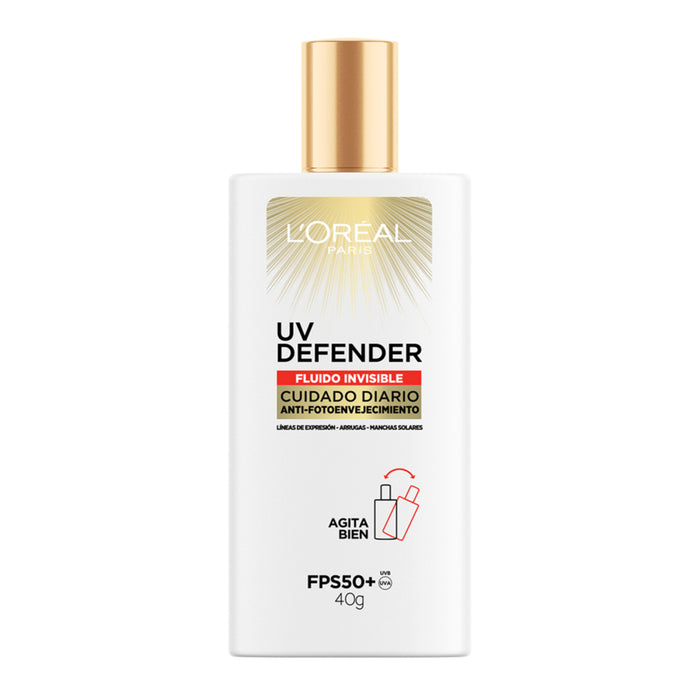 Protector Solar L'oréal Uv Defender Fluido Invisible Fps 50 X 40G