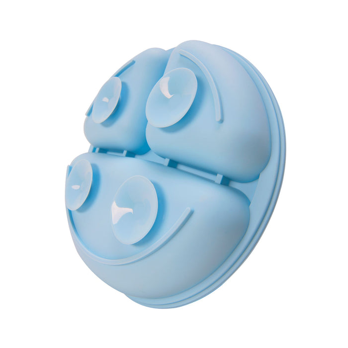 Plato De Silicona Con Ventosa Buba +6M Azul