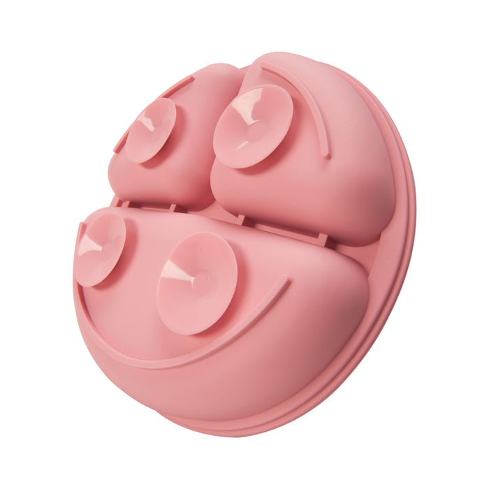 Plato De Silicona Con Ventosa Buba +6M Rosa