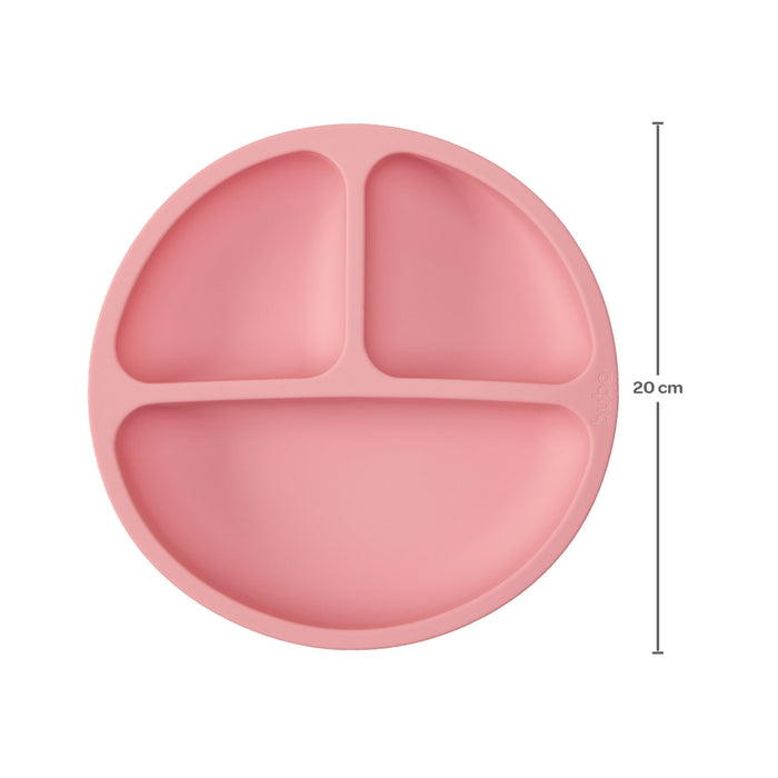 Plato De Silicona Con Ventosa Buba +6M Rosa