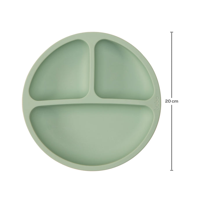 Plato De Silicona Con Ventosa Buba +6M Verde