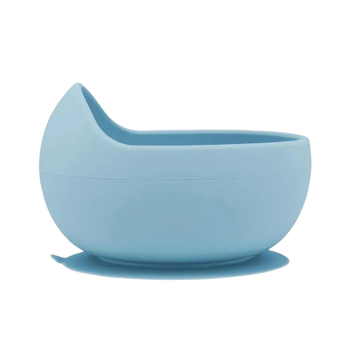 Bowl De Silicona Con Ventosa Buba +6M Azul