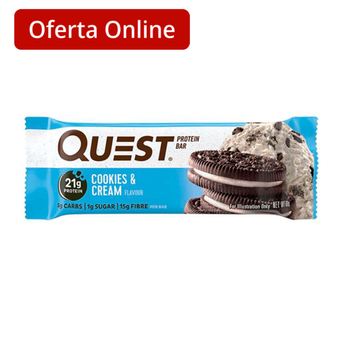 Questbar Protein Bar Cookies Barra De Proteina X 60G