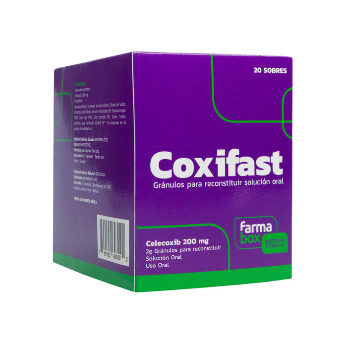 Coxifast Celecoxib 200Mg X Sobre