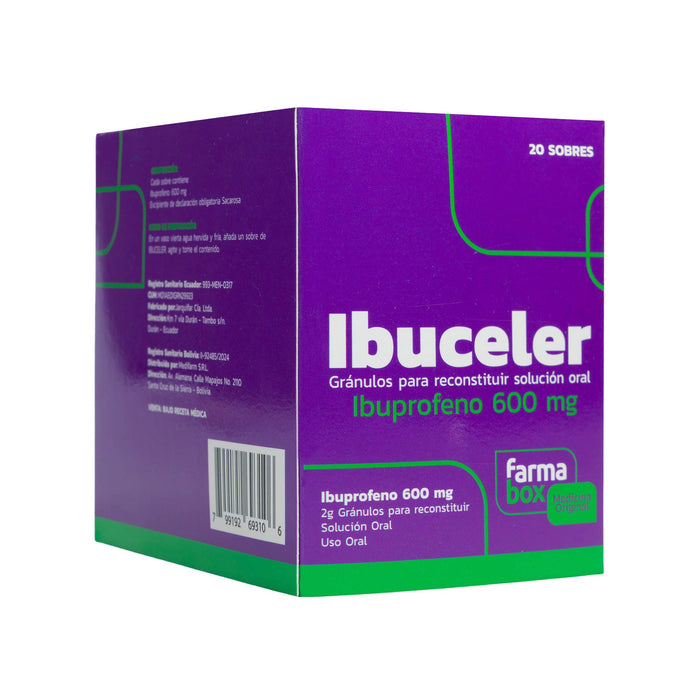 Ibuceler Ibuprofeno 600Mg X Sobre