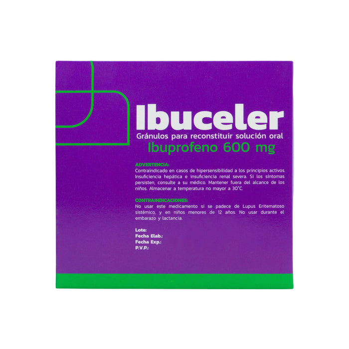 Ibuceler Ibuprofeno 600Mg X Sobre