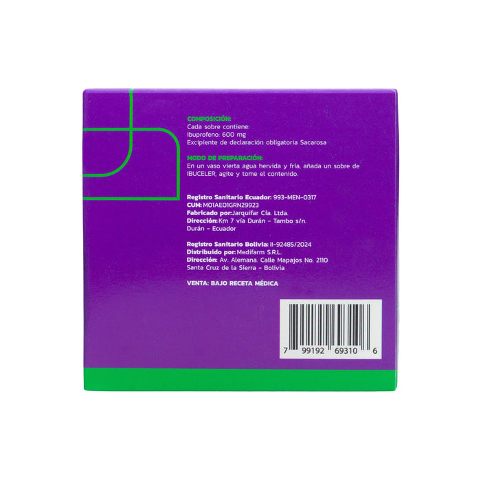 Ibuceler Ibuprofeno 600Mg X Sobre