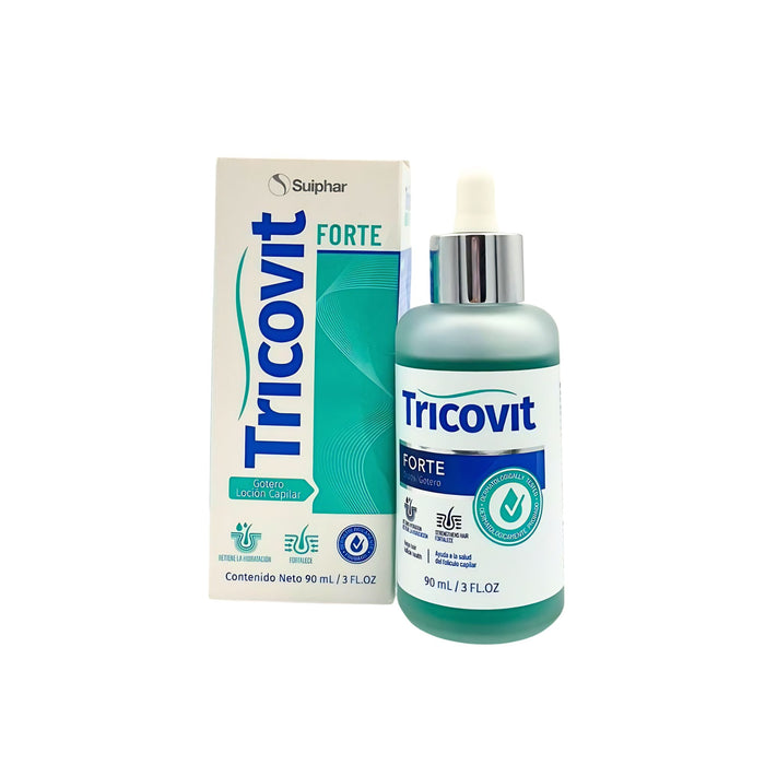Loción Capilar Tricovit Forte Gotero X 90Ml