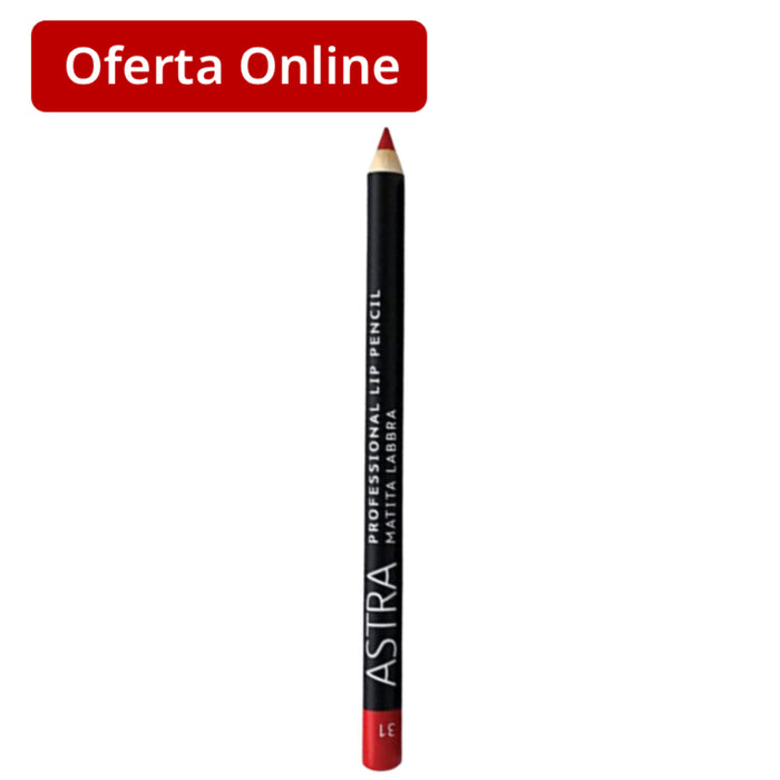 Lápiz Labial Astra Professional Lip Pencil Nro. 31 Red