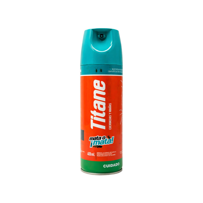 Insecticida Titane Mata Cucarachas Y Arañas X 400Ml