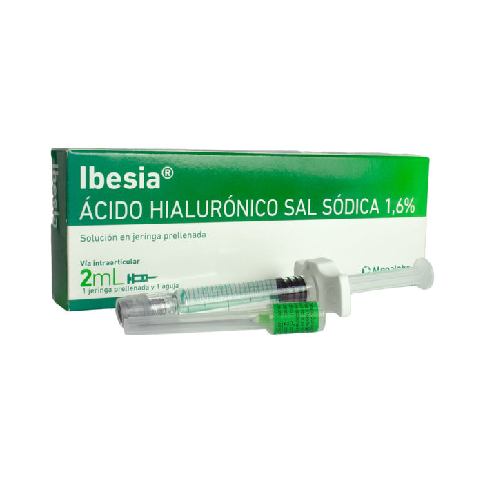 Ibesia Acido Hialuronico Sodico1.6% X 1 Jeringa Prellenada/ 2Ml