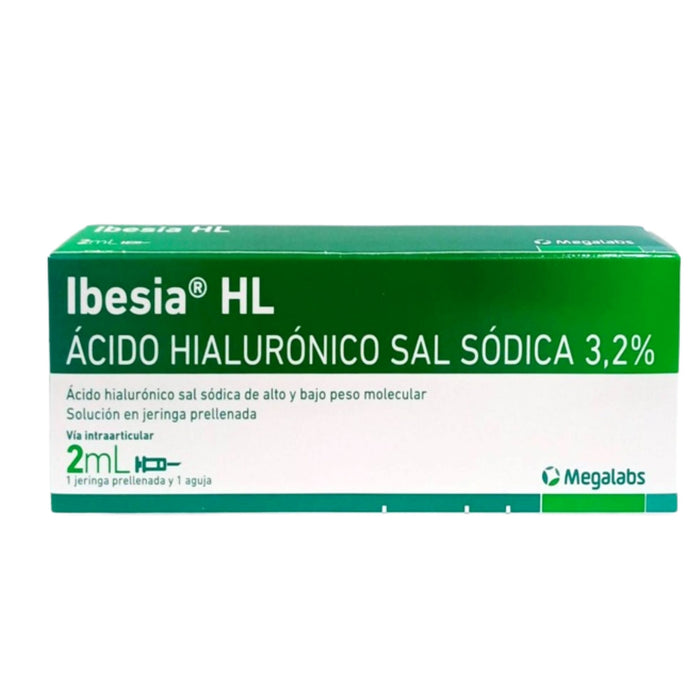 Ibesia Hl Acido Hialurónico Sódica 3.2% X Jeringa Prellenada / 2Ml