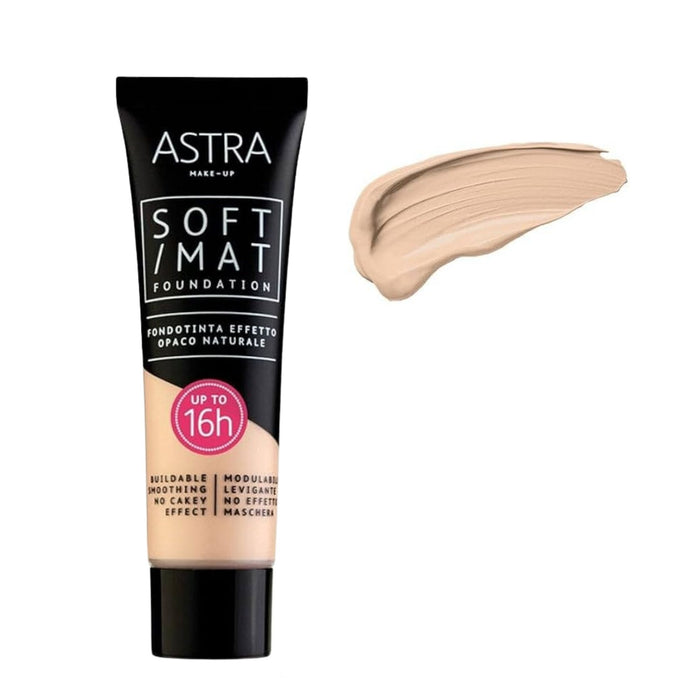 Base De Maquillaje Astra Soft Mat Foundation N04 Vainilla X 30Ml