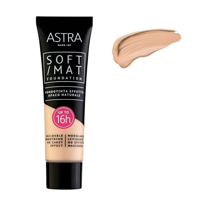 Base De Maquillaje Astra Soft Mat Foundation N05 Honey X 30Ml