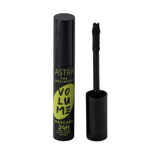 Envase de Máscara de Pestañas Astra Volume Mascara 24H N01 Black de 13ml.