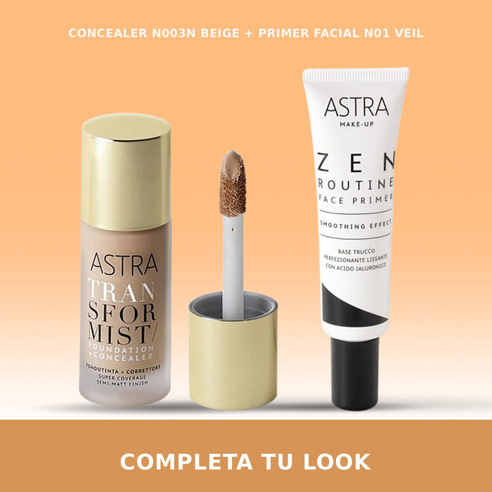 Base Y Corrector Astra Transformist Found Conce Nro. 03N Beige X 18Ml