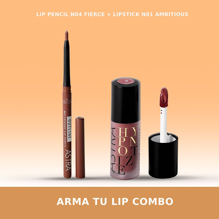 Labial Líquido Astra Hypnotize Liquid Lipstick Nro. 01 Ambitious X 4Ml