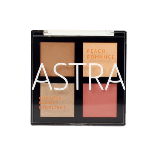 Paleta de sombras Astra The Romance Palette N01 Peach de 8g.
