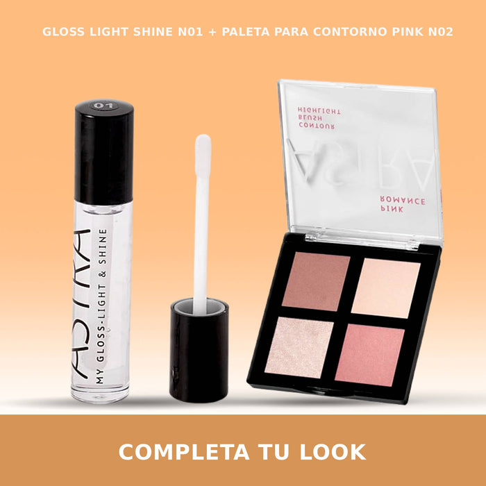 Polvo Compacto Astra The Romance Palette N02 Pink X 8G