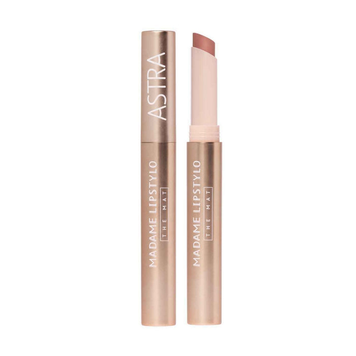 Labial en barra Astra Madame Lipstylo The Mat N01 Nude de 2.5g.