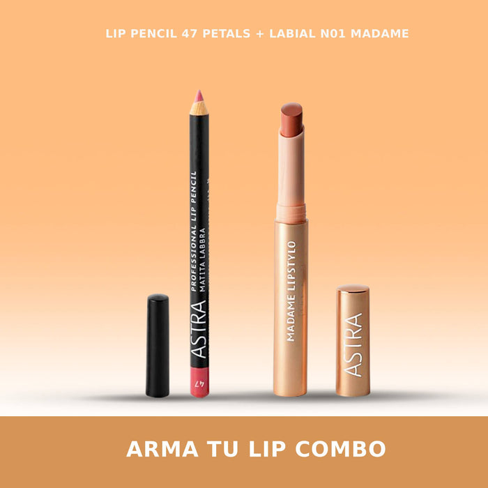 Labial En Barra Astra Madame Lipstylo The Mat Nro. 01 Nude X 2.5G