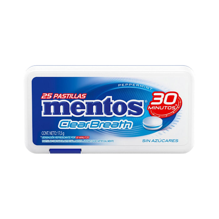 Mentos Clearbreath Peppermint X 17.5 Gr