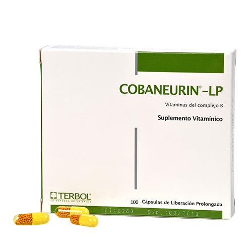 Cobaneurin Vitamina B1 B6 Y B12 X Capsula