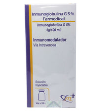 Intaglobin Inmunoglobulina Humana 5G X Ampolla— Farmacorp