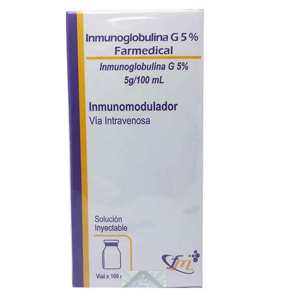 Intaglobin Inmunoglobulina Humana 5Gr X Ampolla