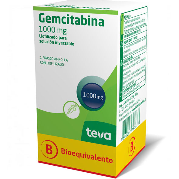 Gemcitabina 1G X Ampolla