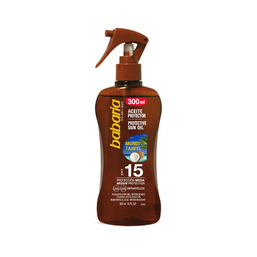 Aceite bronceador Babaria SPF15