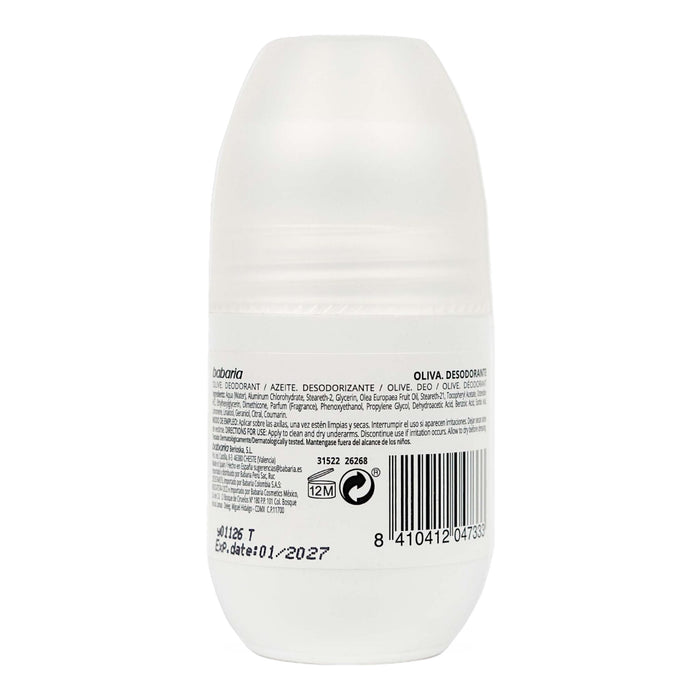 Babaria Desodorante Rollon Oliva X 50Ml