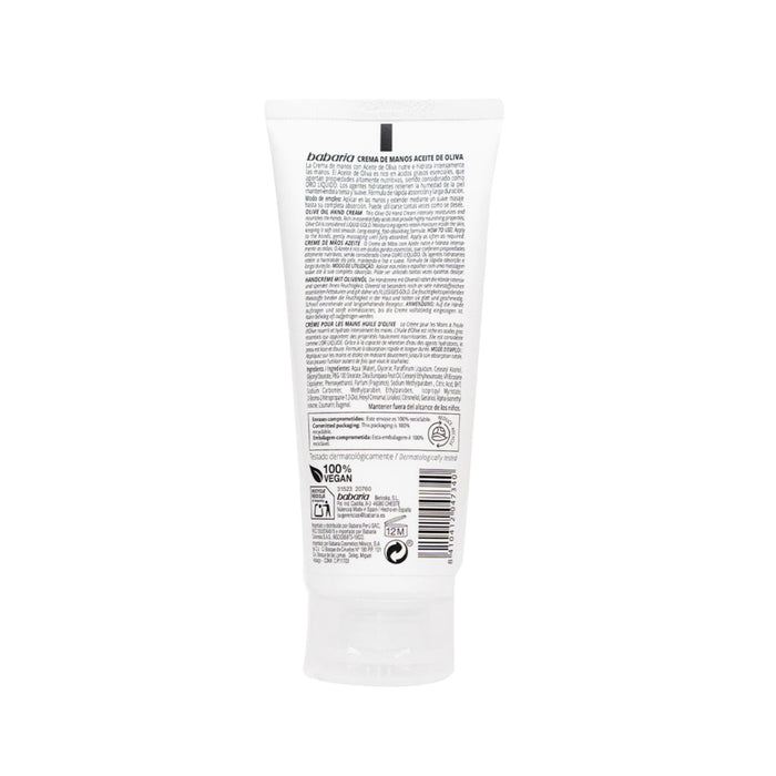 Crema De Manos Babaria Oliva X 75Ml