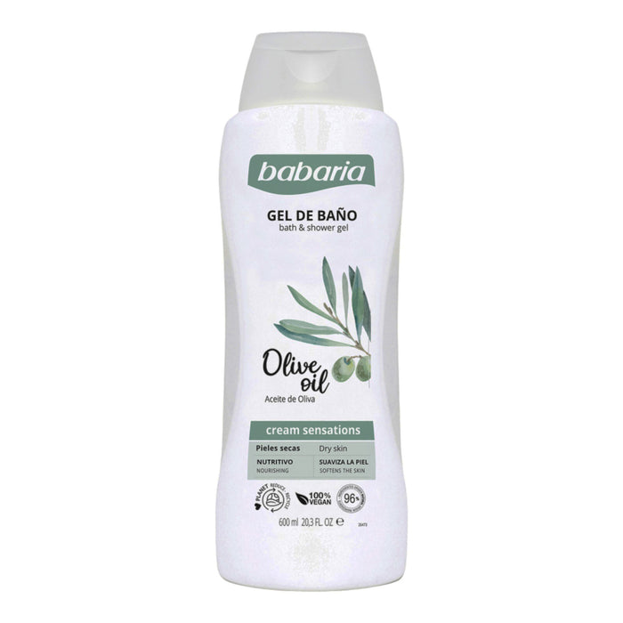 Gel De Baño Babaria Aceite De Oliva 600ml