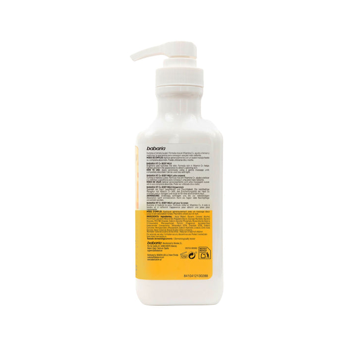 Leche Corporal Babaria Vitamina C+ X 500Ml