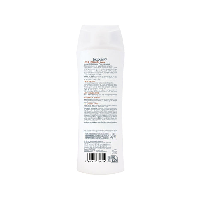 Leche Corporal Babaria Avena Con Sésamo X 400Ml