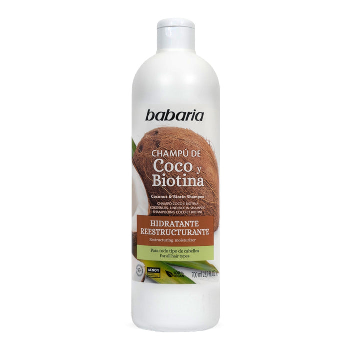Shampoo Babaria De Coco Y Biotina Hidratante X 700Ml