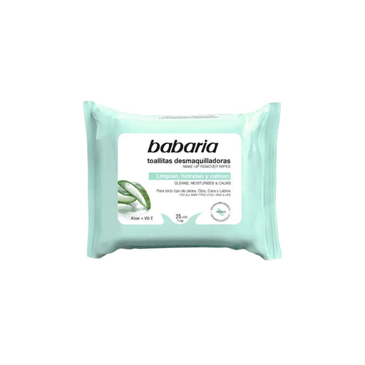 Toallitas desmaquillantes Babaria Aloe Vit E