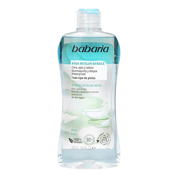 Agua Micelar Babaria Bifásica Aloe X 400Ml