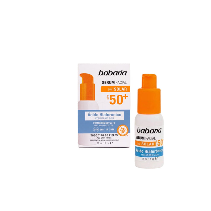 Sérum facial Babaria Hialurónico Solar SPF50+