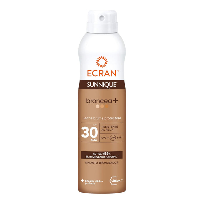 Ecran Sunnique Broncea+ Aceite Aerosol F30 X 250 Ml