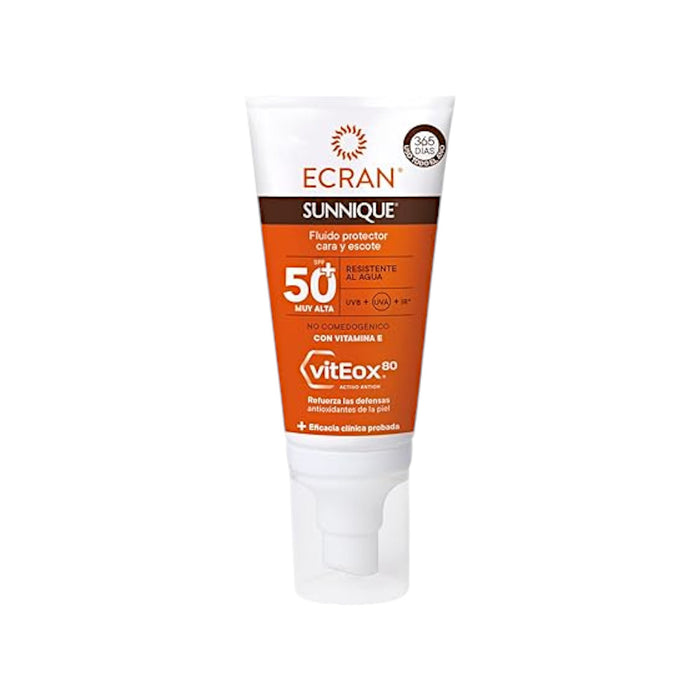 Protector Solar Ecran Sunnique Cara Y Escote Spf 50+ X 50Ml