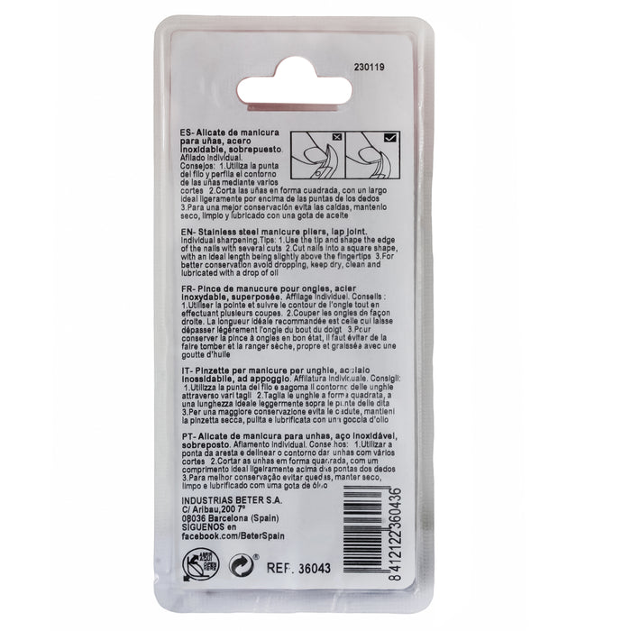 Beter Alicate Manicura Uñas