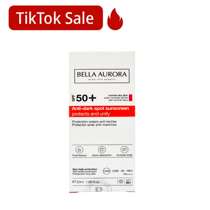 Bella Aurora Protector Solar Anti Manchas Piel Seca Spf50