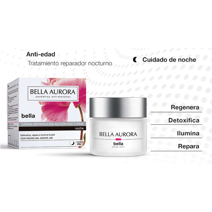 Crema De Noche Reparadora Bella Aurora X 50Ml