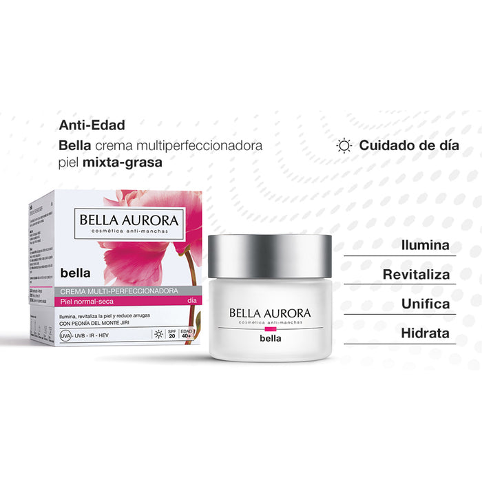 Crema De Dia Para Piel Seca Bella Aurora Spf 20 X 50Ml