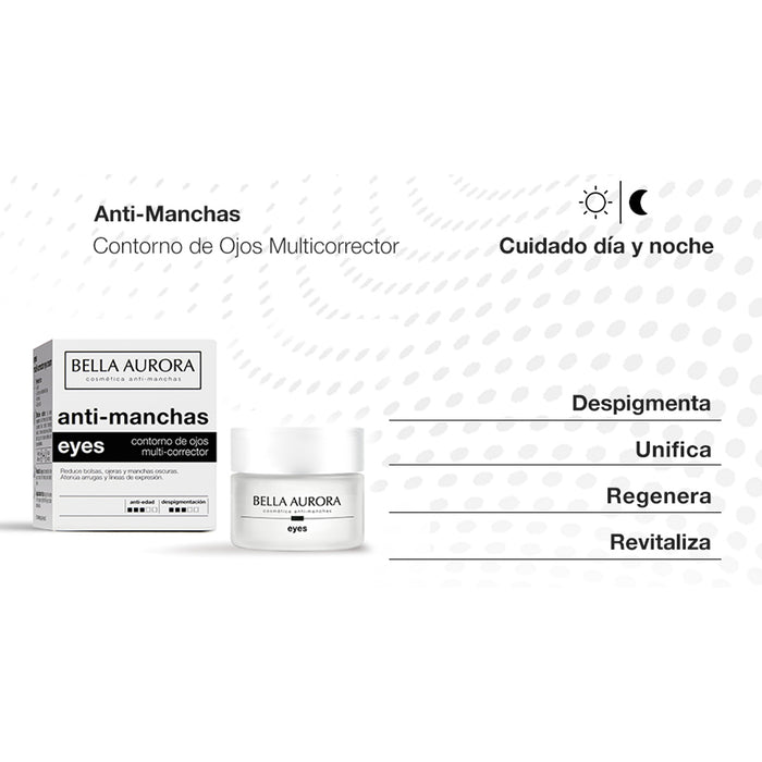 Crema Contorno De Ojos Bella Aurora 5 En 1 X 15Ml